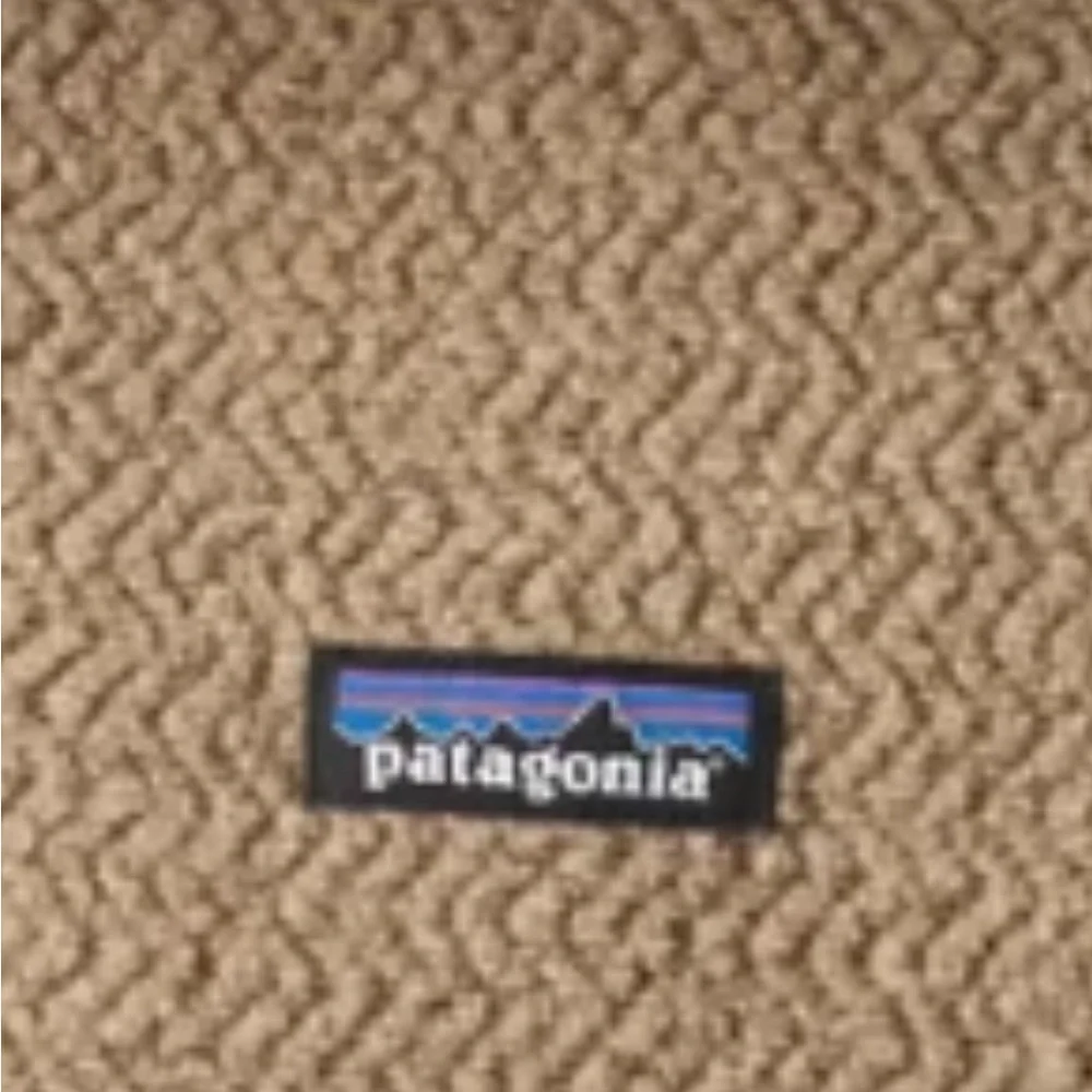 Patagonia Sherpa Quarter Zip Fleece Pullover men's XL Tan outdoor spring ready - Picture 7 of 8